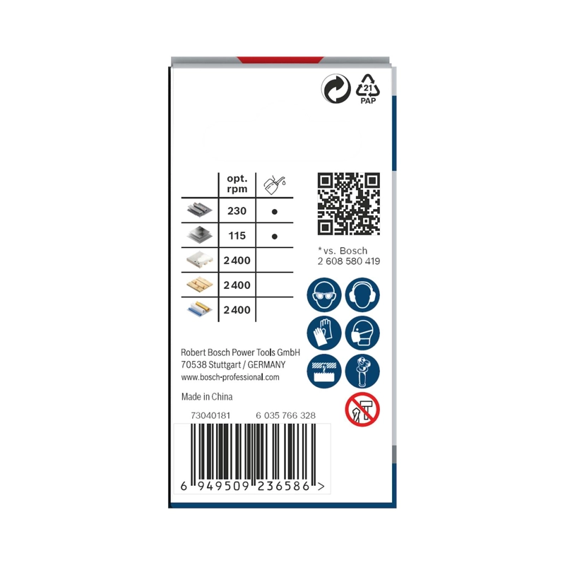 SIERRA COPA PRO BOSCH MULTI MATERIAL 8% CO Ø38MM (1-1/2'') - 5