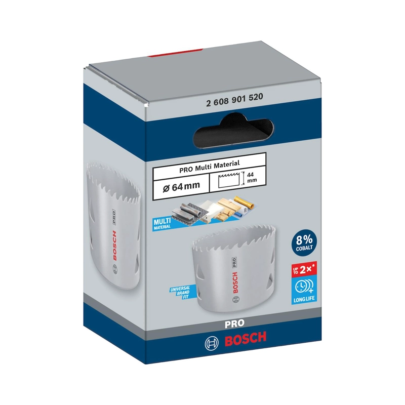 SIERRA COPA PRO BOSCH MULTI MATERIAL 8% CO Ø64MM (2-1/2'') - 1