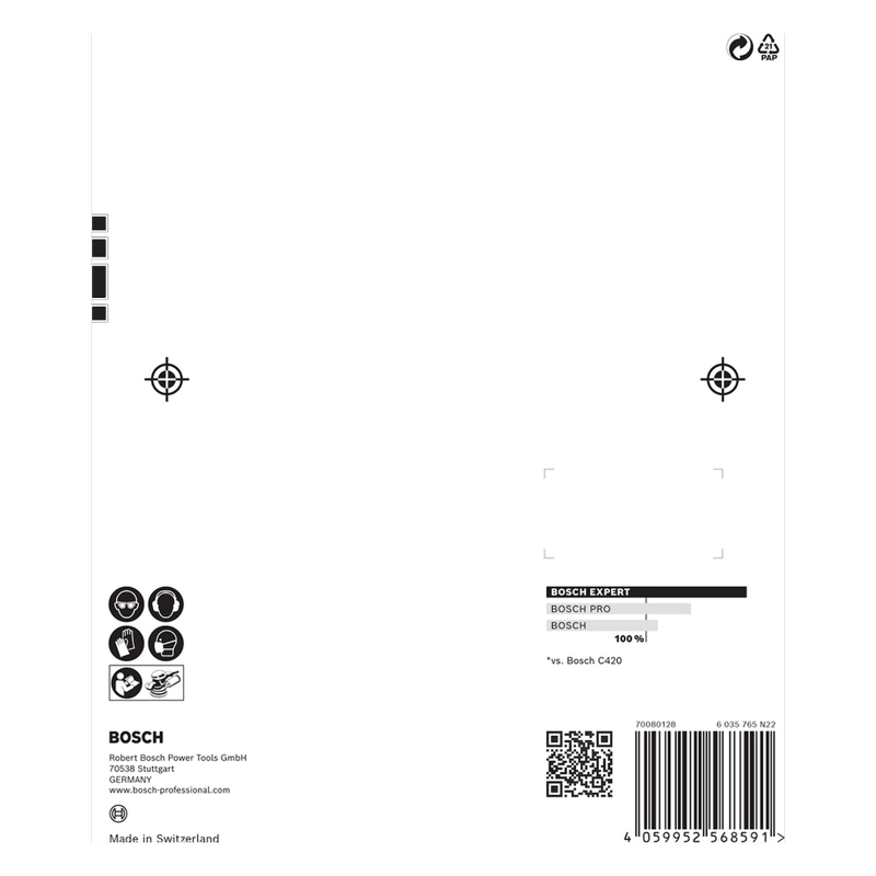 SET 7 MALLA LIJA BOSCH EXPERT M480 150MM EXCE NTRICA BAJO POLVO - 4