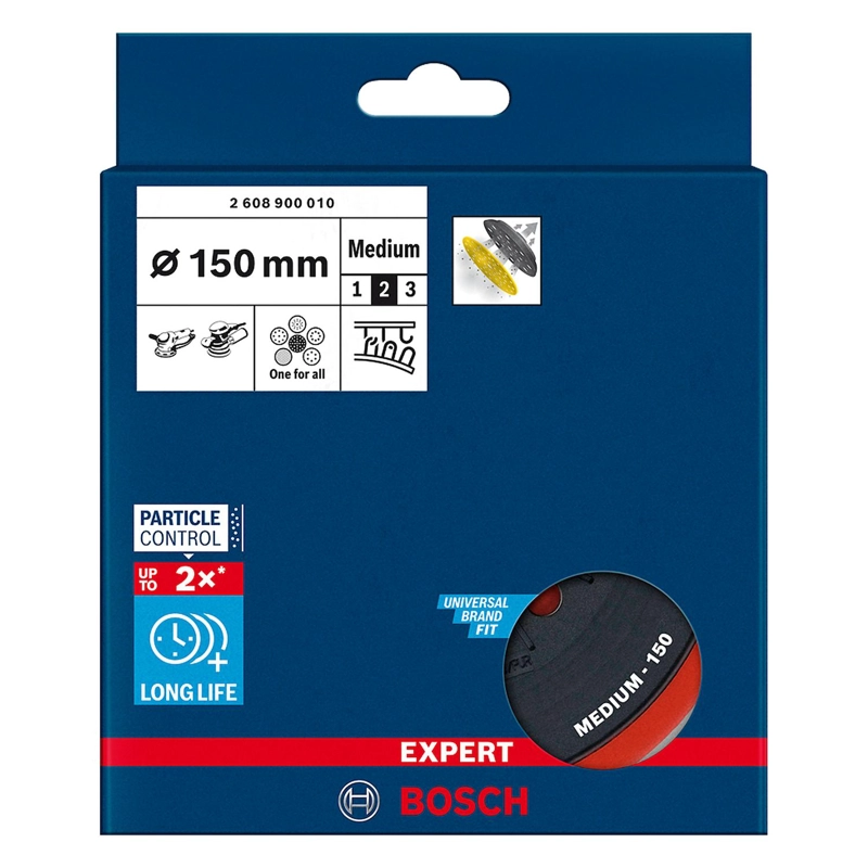 PLATO LIJADO BOSCH EXPERT MULTIHOLE 150MM MEDIO MULTIPERFORA - 1