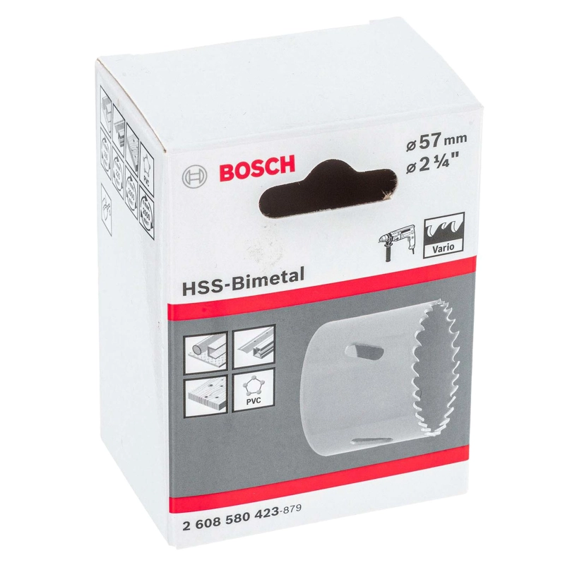 SIERRA COPA HSS-BIMETALICA 57MM (2-1/4'') CJ - BOSCH - 1