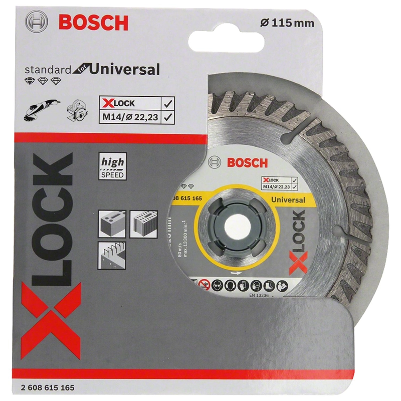 DISCO DIAMANTE BOSCH PRO MULTI MATERIAL X-LOCK 115MM CORTE - 4