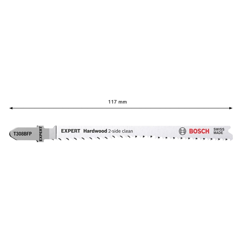 HOJA CALADORA BOSCH EXPERT T308BFP MADERA DURA ANGULAR 2 PZS - 3