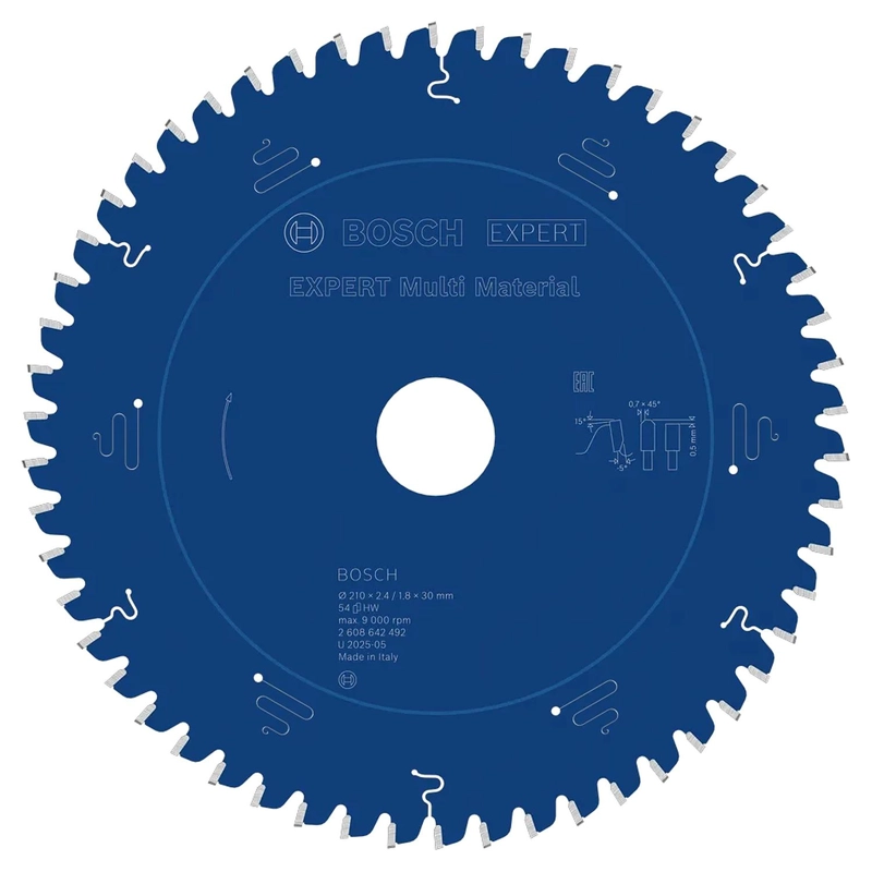 DISCO SIERRA CIRCULAR EXPERT MULTI MATERIAL 254MM 80D BOSCH - 1