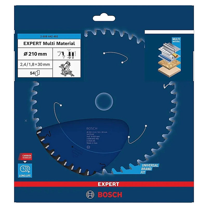 DISCO SIERRA CIRCULAR EXPERT MULTI MATERIAL 254MM 80D BOSCH - 3