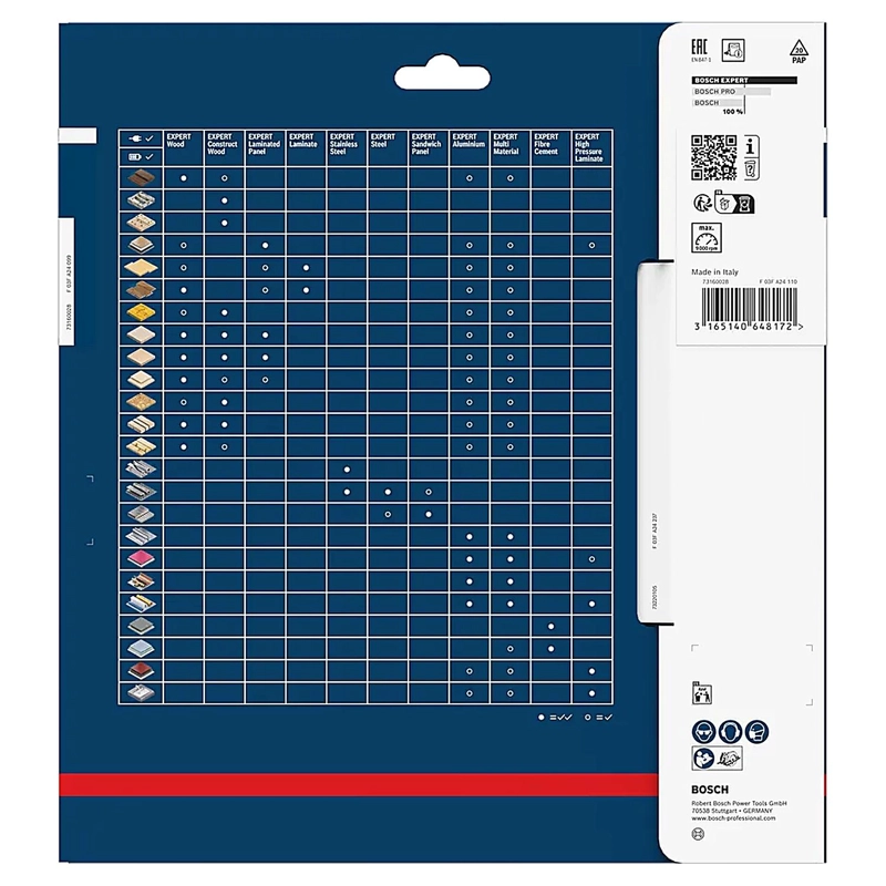 DISCO SIERRA CIRCULAR EXPERT MULTI MATERIAL 254MM 80D BOSCH - 4