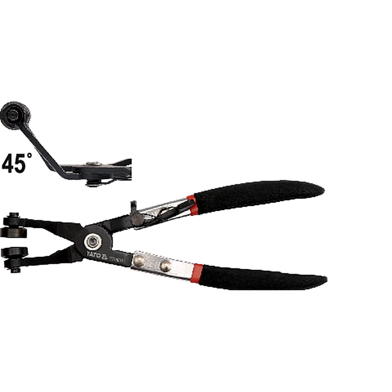 ALICATE 45° PARA ABRAZADERAS DE MANGUERA YATO YT-0651 215MM - 3