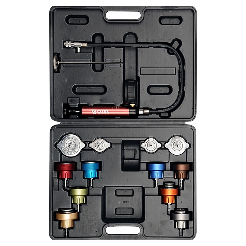 KIT PROBADOR DE PRESION PARA RADIADOR 14 PIEZAS YATO YT-0672 - 1