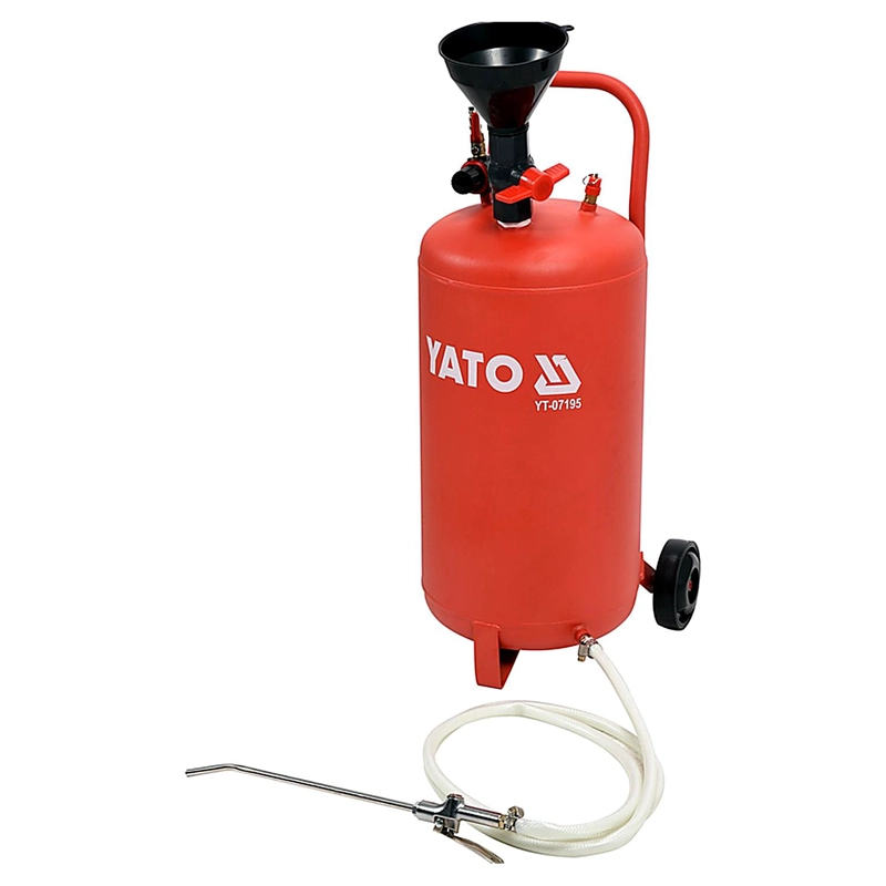 CARGADOR DE ACEITE NEUMATICO YATO YT-07195 20L CON RUEDAS - 2