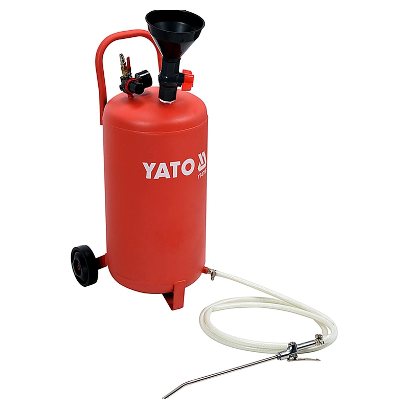 CARGADOR DE ACEITE NEUMATICO YATO YT-07195 20L CON RUEDAS - 3