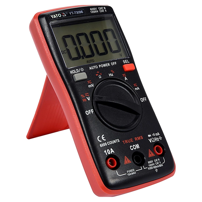 MULTIMETRO DIGITAL TRUE RMS AUTORANGO YATO YT-73096 - 3