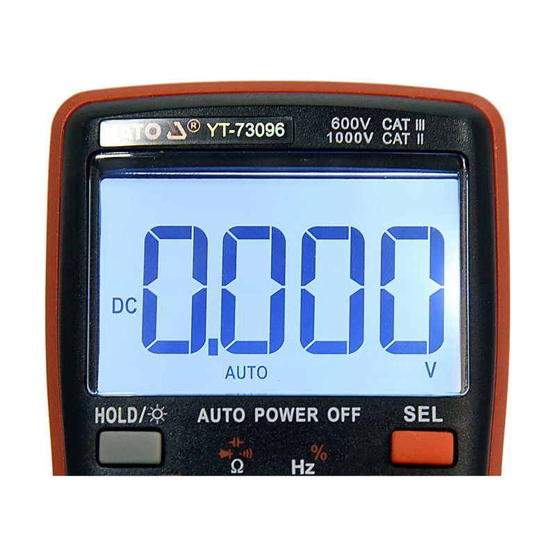 MULTIMETRO DIGITAL TRUE RMS AUTORANGO YATO YT-73096 - 4