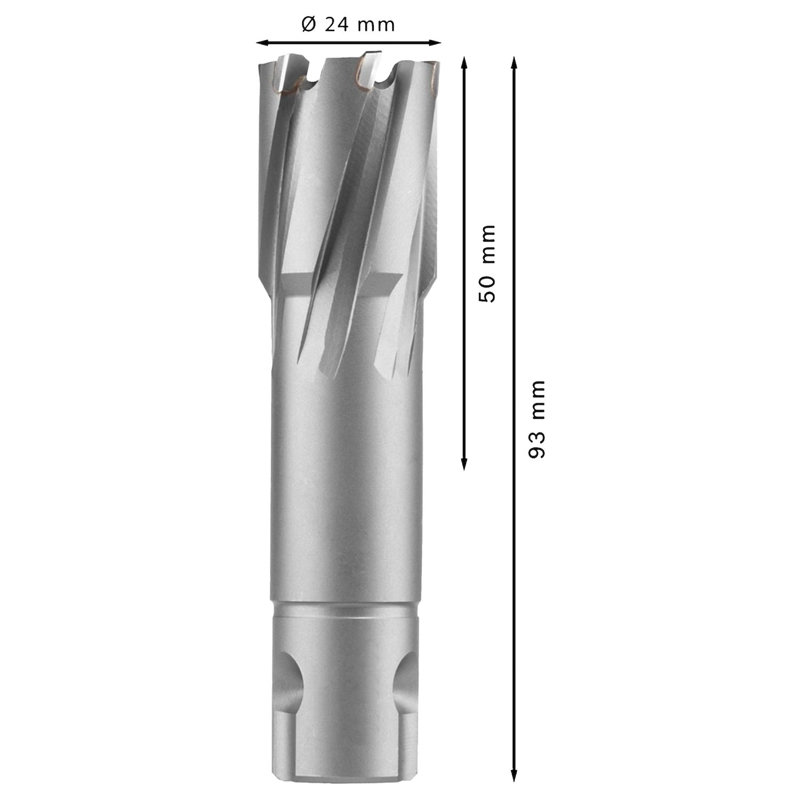 BROCA ANULAR BOSCH PRO TCT 24X50MM CARBURO TUNGSTENO WELDON - 2