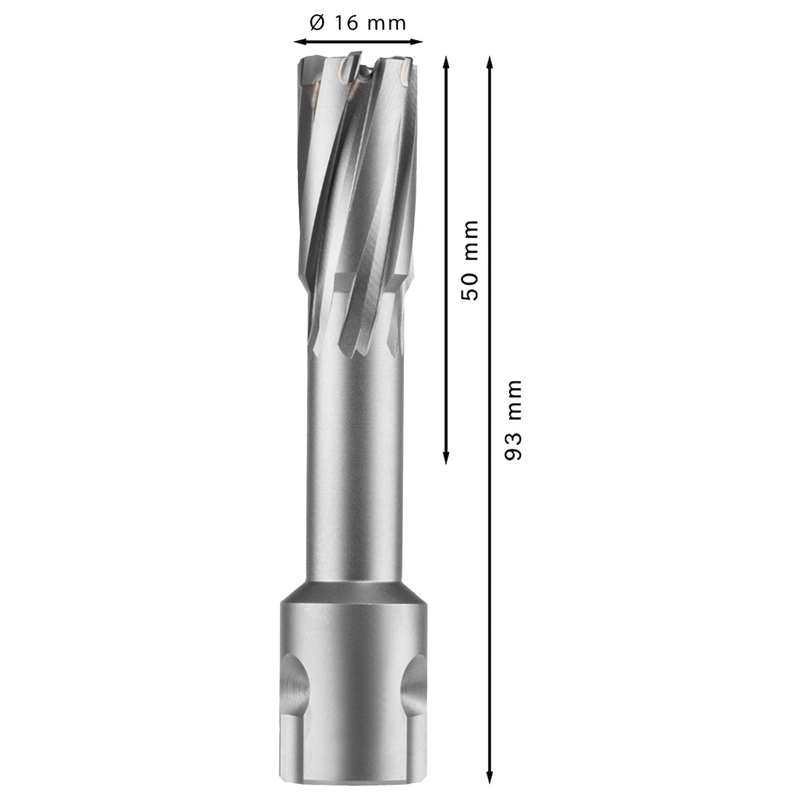 BROCA ANULAR BOSCH PRO TCT 16X50MM CARBURO TUNGSTENO WELDON - 2