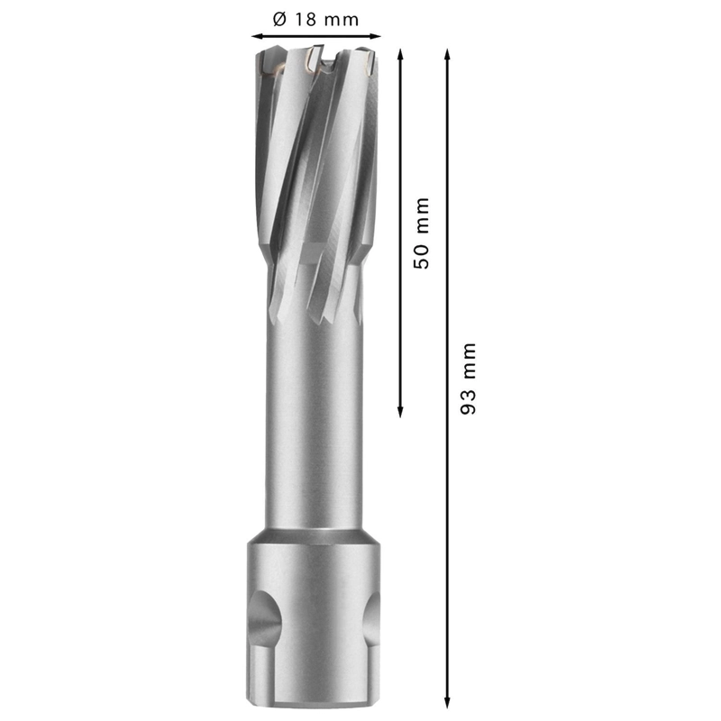 BROCA ANULAR BOSCH PRO TCT 18X50MM CARBURO TUNGSTENO WELDON - 8