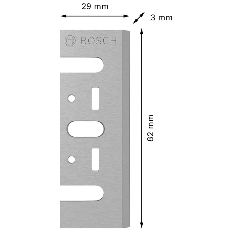 CUCHILLAS CEPILLO BOSCH 2608635905 82MM HSS PRO SET 2U. - 3