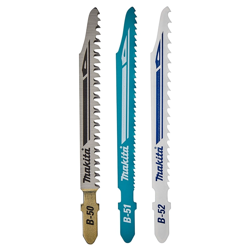 SET 3 HOJAS CALADORA MAKITA SUPER EXPRESS MADERA METAL - 1