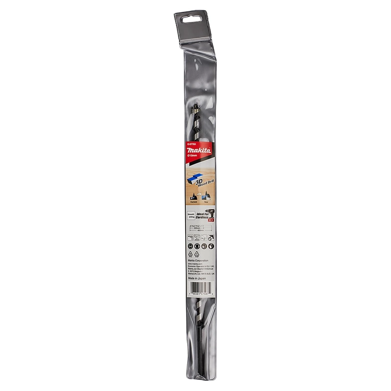 TALADRO BROCA 3D PARA MADERA 10X400MM MAKITA E-07783 - 1