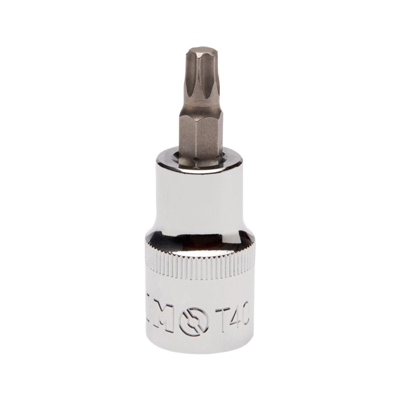 DADO PUNTA TORX IRIMO 1/2'' T40 60MM ACERO CROMADO - 1