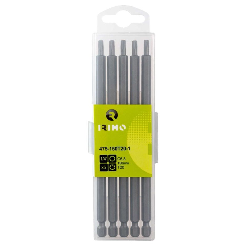 PUNTAS DE ATORNILLAR TORX T20X150MM 5 PZAS - IRIMO - 3