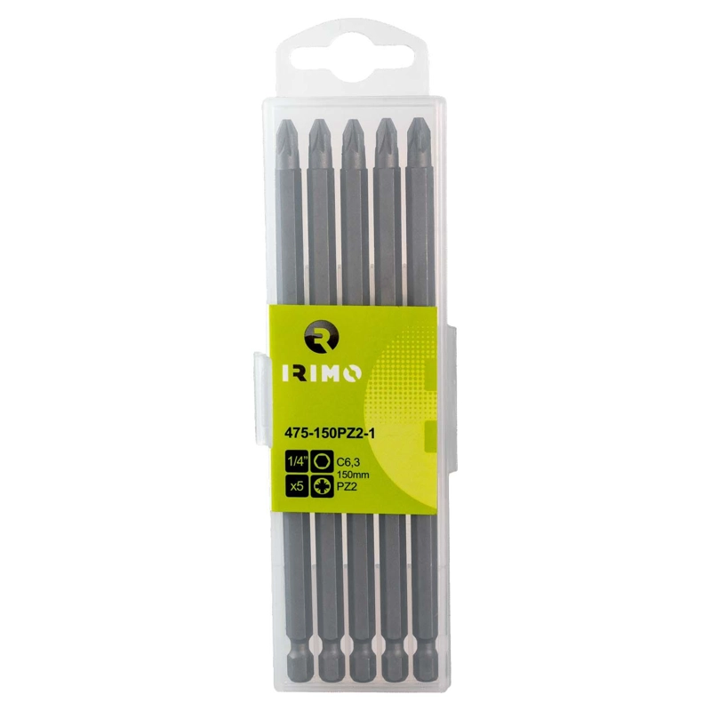 PUNTAS DE ATORNILLAR PZ2X150MM 5 PZAS - IRIMO - 3