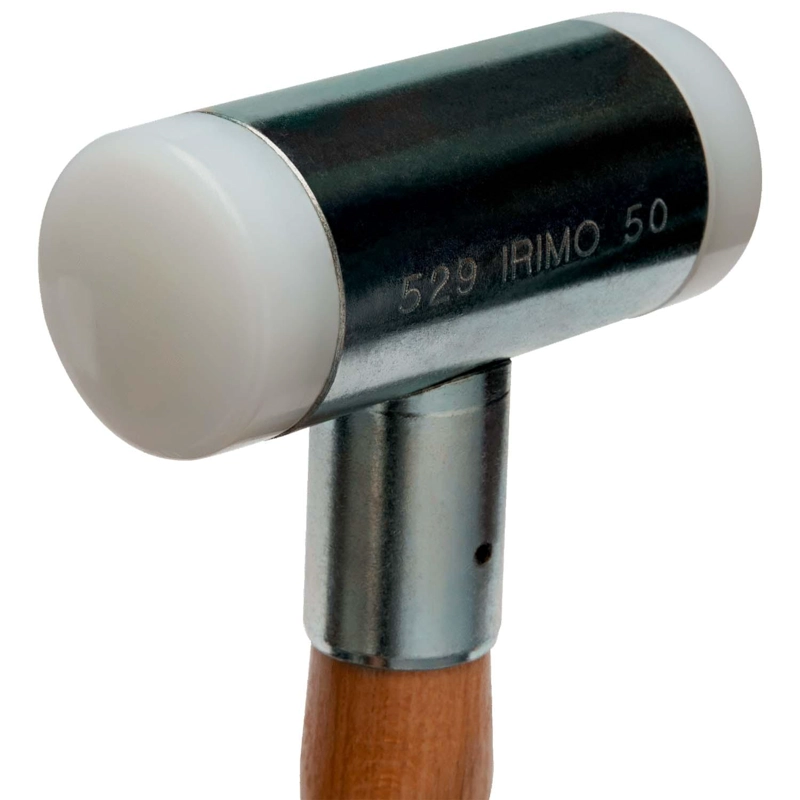 MARTILLO ANTIRREBOTE IRIMO 529621 NAILON Ø50MM MANGO NOGAL - 2