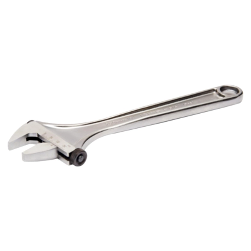 LLAVE AJUSTABLE IRIMO 001031 MOLETA LATERAL 8'' 29MM CROMADA - 1