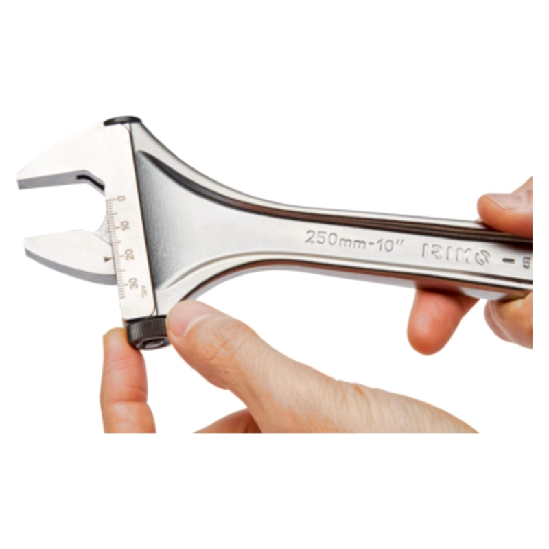 LLAVE AJUSTABLE IRIMO 001031 MOLETA LATERAL 8'' 29MM CROMADA - 3