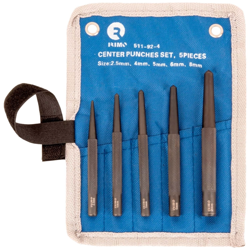 JUEGO 5 GRANETES IRIMO 511-92-4 CILINDRICOS 2,5-8MM ESTUCHE - 1