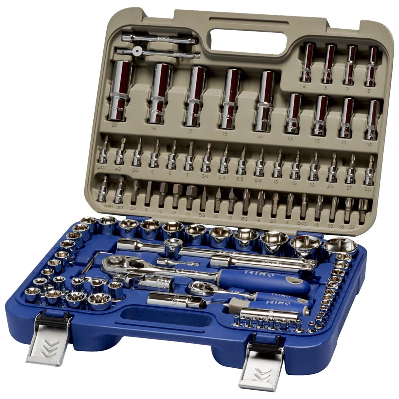 JUEGO DE DADOS 1/4'' Y 1/2'' 108 PZAS - IRIMO - 1