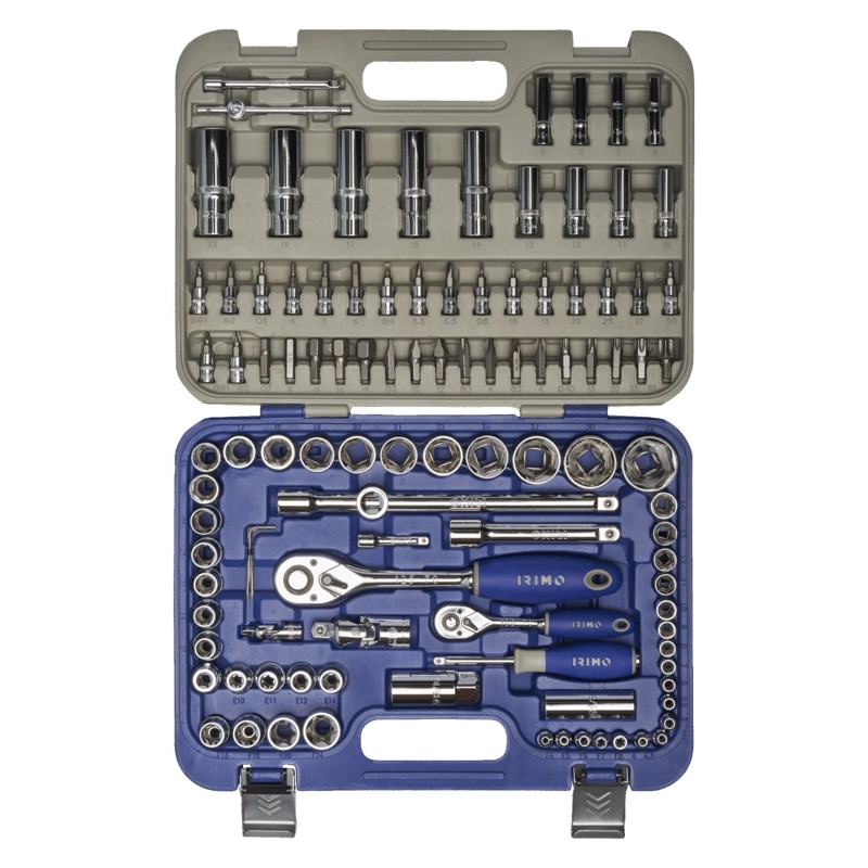 JUEGO DE DADOS 1/4'' Y 1/2'' 108 PZAS - IRIMO - 2
