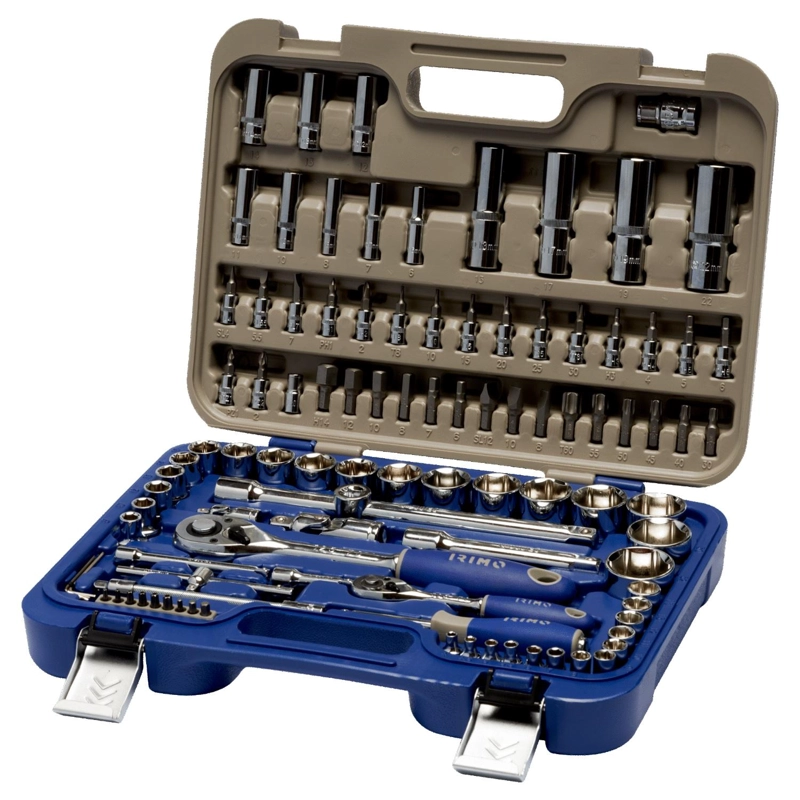 JUEGO DE DADOS 1/4'' Y 1/2'' 101 PZAS - IRIMO - 1