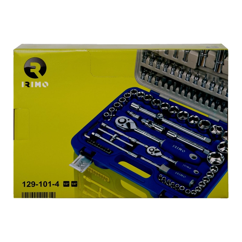 JUEGO DE DADOS 1/4'' Y 1/2'' 101 PZAS - IRIMO - 5
