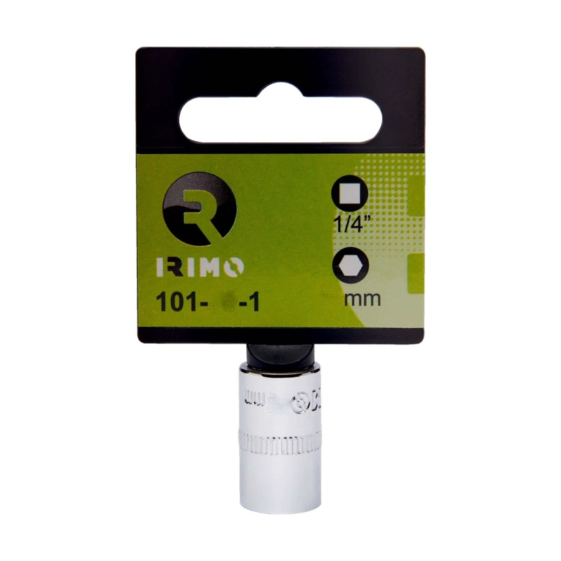 DADO HEXAGONAL IRIMO 1/4'' 12MM CRV CROMADO - 3