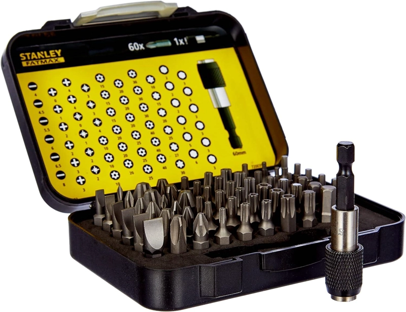 SET PUNTAS ATORNILLAR STANLEY FATMAX 1/4'' 61 PZAS 1-13-902 - 2