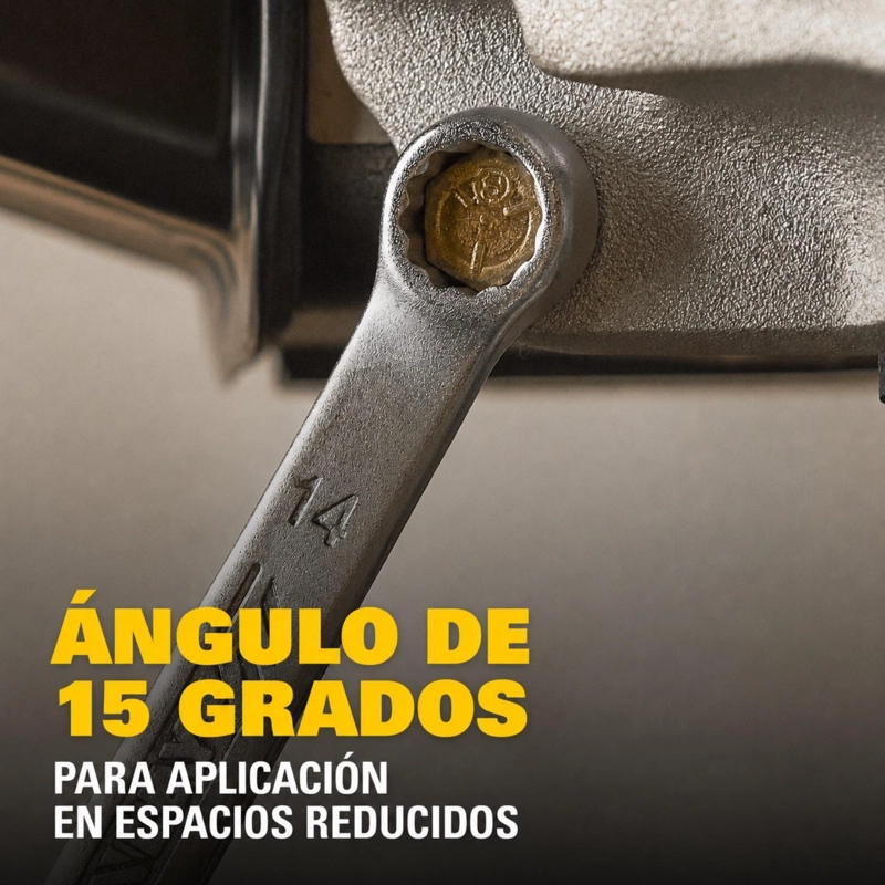 JUEGO 8 LLAVES COMBINADAS ANTI-SLIP ME TRICAS - STANLEY - 7