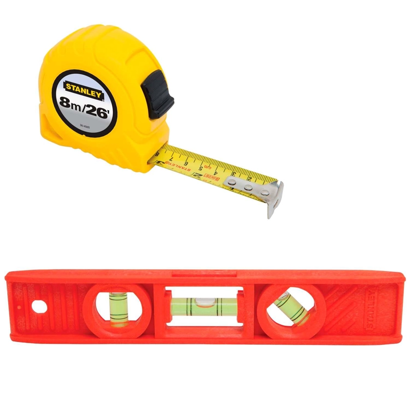COMBO STANLEY NIVEL TORPEDO 42-294 + HUINCHA 8M 30-456 - 1
