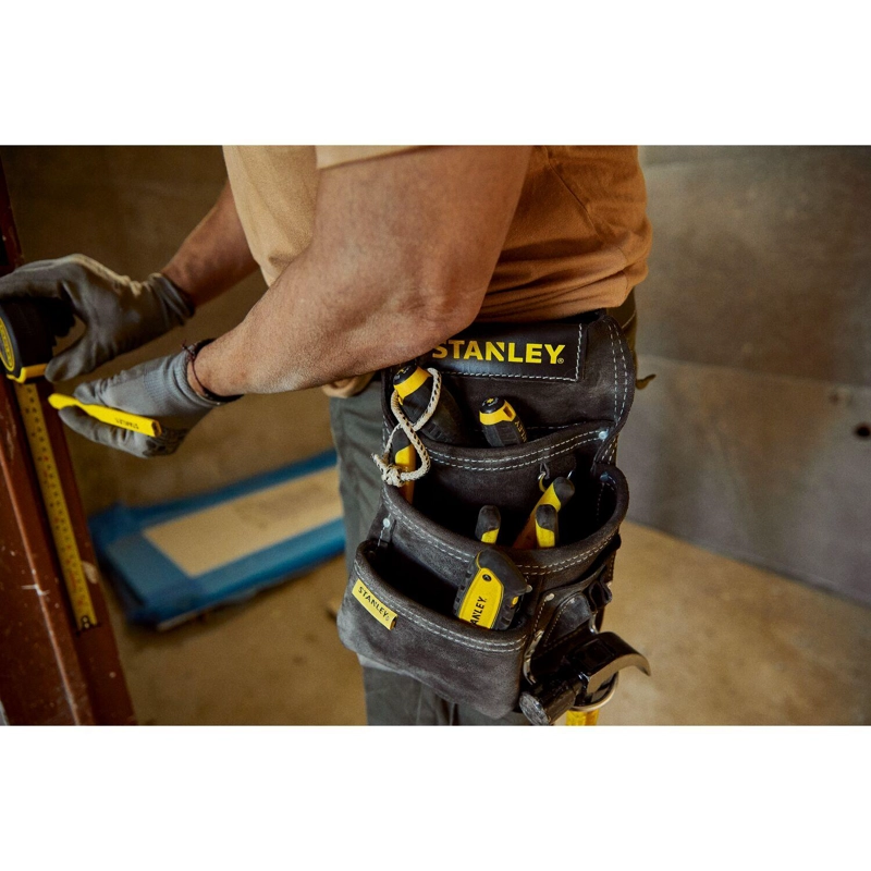 BOLSA DE CUERO STANLEY STST1-80114 MARTILLO Y CLAVOS - 6