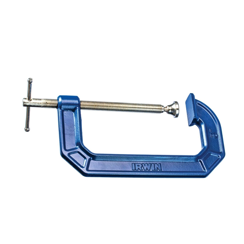 IRWIN QUICK-GRIP PRENSA C 6'' 150MM ACERO CUERPO AZUL 225106 - 2