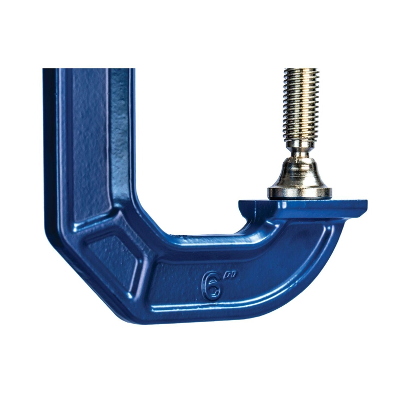 IRWIN QUICK-GRIP PRENSA C 6'' 150MM ACERO CUERPO AZUL 225106 - 4
