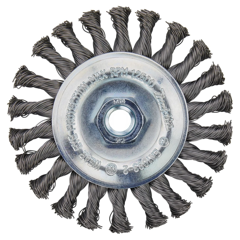 GRATA CIRCULAR PLANA ACERO TRENZADO 125X0,5MM / M14 - MAKITA - 2