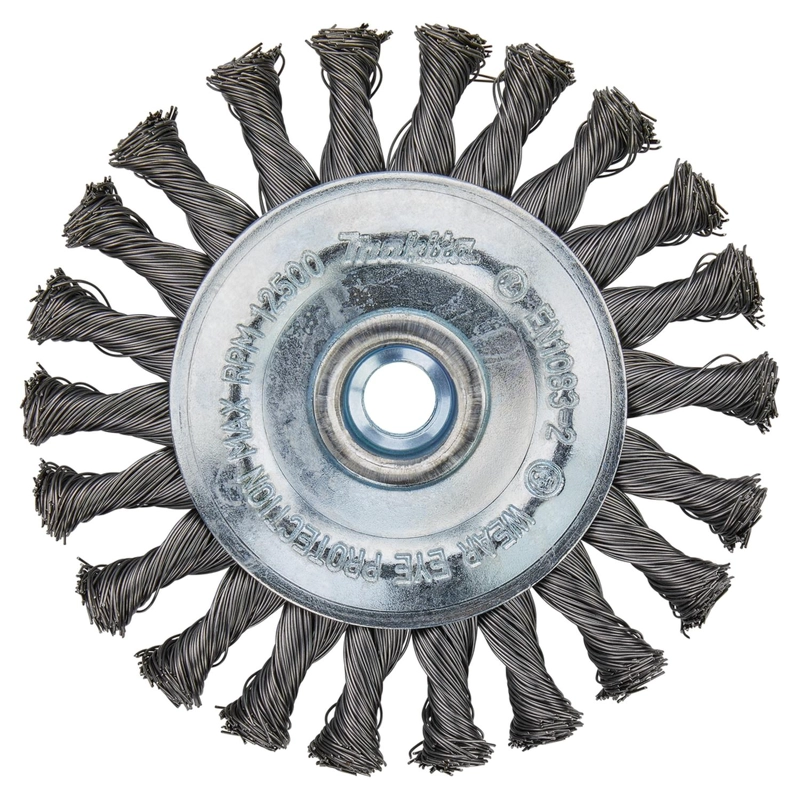 GRATA CIRCULAR PLANA ACERO TRENZADO 125X0,5MM / M14 - MAKITA - 3
