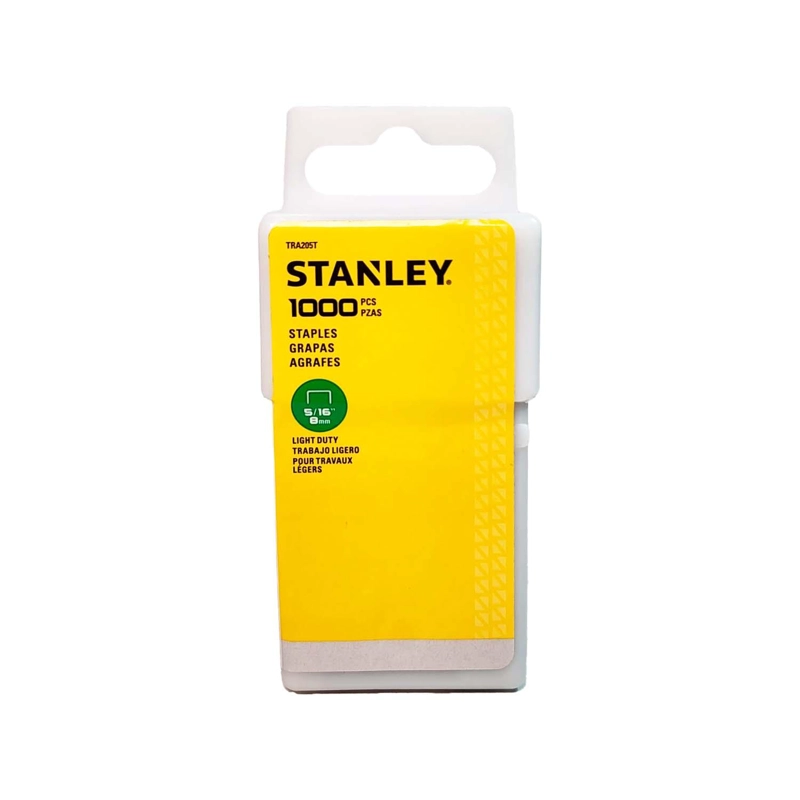 GRAPA TRABAJO LIVIANO 5/16'' (8MM) 1000 UND. - STANLEY - 1