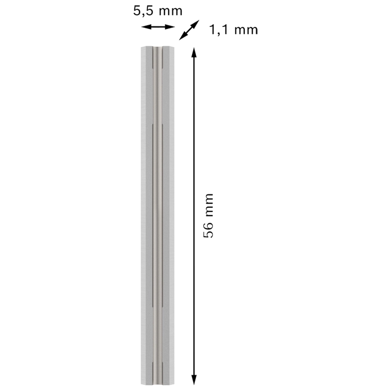 CUCHILLA PARA CEPILLADORA INALAMBRICA BOSCH 12 V 56MM - 3