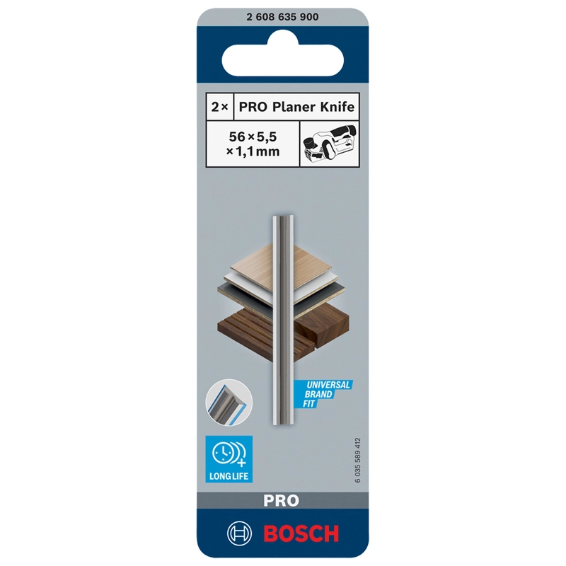 CUCHILLA PARA CEPILLADORA INALAMBRICA BOSCH 12 V 56MM - 4