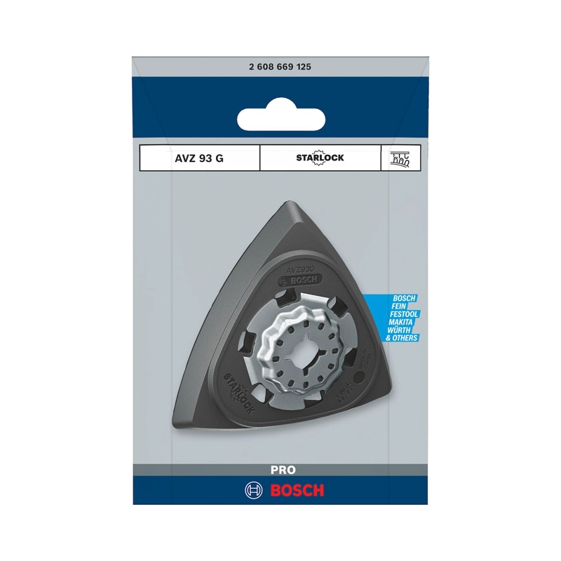 PLATO LIJADOR BOSCH AVZ93G STARLOCK DELTA 93MM - 7