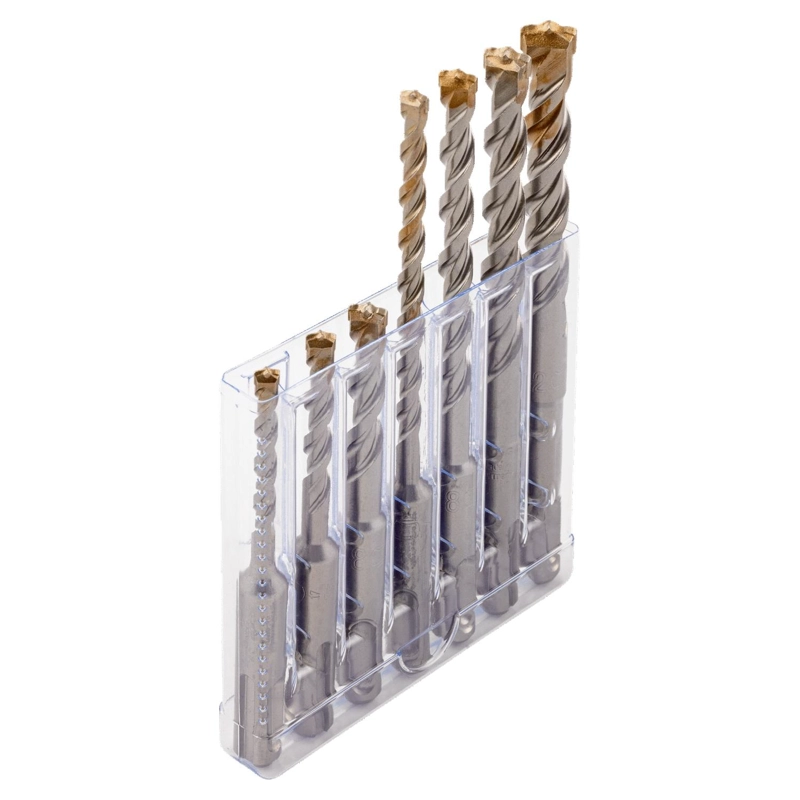JUEGO DE BROCAS SDS-PLUS 2 ARISTAS 7 PZAS - BAHCO - 2