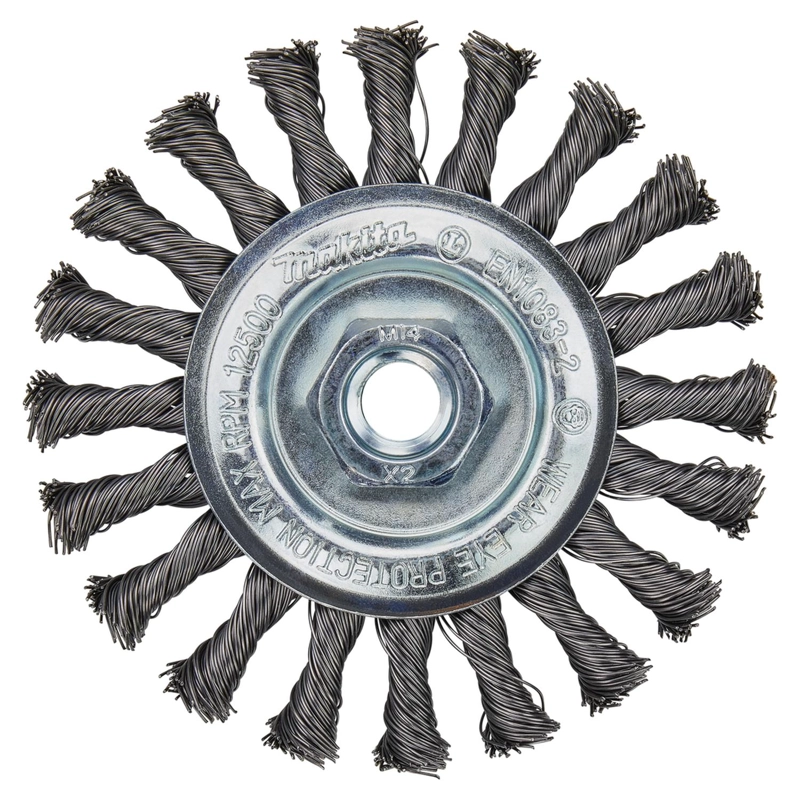 GRATA CIRCULAR PLANA ACERO TRENZADA 115X0,5MM / M14 - MAKITA - 2