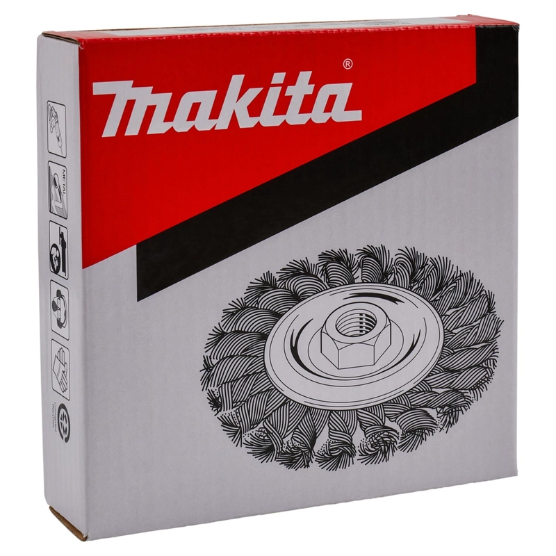GRATA CIRCULAR PLANA ACERO TRENZADA 115X0,5MM / M14 - MAKITA - 4