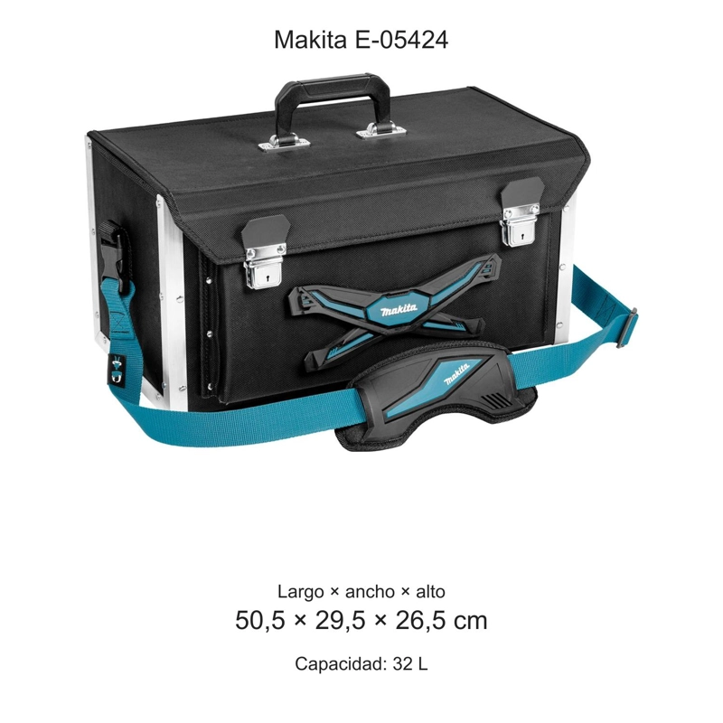 MALETA PORTAHERRAMIENTAS MAKITA E-05424 REFORZADA 32 L - 4